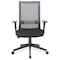 Officesource Interchangeable Collection Gray Mesh High Back Task Chair with Black Base 656MGFBK - alternate 7
